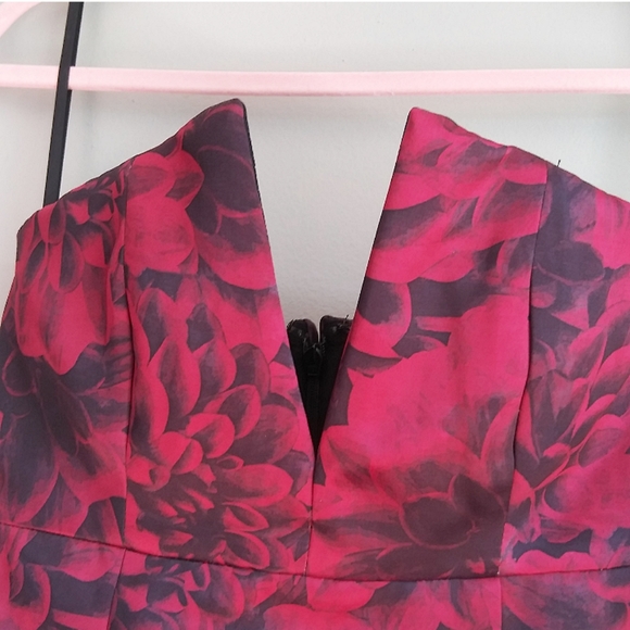 NWT Revolve NBD Floral Strapless Slit Dress - Picture 6 of 8